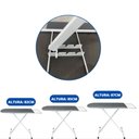 Ver imagem 4 de Tábua Mesa de Passar Roupa Dobrável e Regulável Pequena Branca