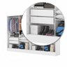 Closet Casal Duplo Belém 4 Portas Premium 4 Gavetas Carioca Móveis - 7