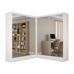 Closet Casal Duplo Belém 4 Portas Premium 4 Gavetas Carioca Móveis - 2