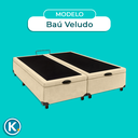 Ver imagem 5 de Cama Box Bau Queen Blindado Nature Perola 158x198