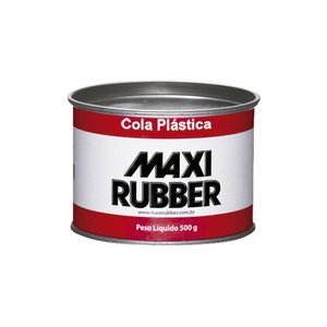 Cola Massa Plastica Maxi Rubber 500g para Reparos