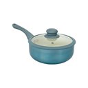 Ver imagem 1 de Panela Antiaderente Cerâmica de Indução Azul Genebra Plus 16cm - Casambiente