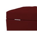 Ver imagem 3 de Recamier Puff Baú Sapateira e Gaveta 90 Cm para Cama de Solteiro - Vinho