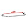 Alça de Apoio Barra 40cm Aço Inox Kit 8 Unidades Idoso Deficiente Cadeirante Acessibilidade Seguranç - 4