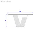 Ver imagem 7 de Mesa de Jantar Tampo Marmorizado Branco com Vidro 6 Lugares Ibiza Yescasa