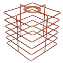 Ver imagem 1 de Cupula de Aramado Boxy Cobre para Pendentes e Abajures