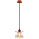 Ver imagem 3 de Cupula de Aramado Boxy Cobre para Pendentes e Abajures
