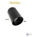 Ver imagem 5 de Kit 14 Spot Sobrepor Redondo Direcionável + 14 Lâmpada Mr16 - Preto - Bco Frio 6500k