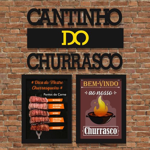 Quadros Área Gourmet Cantinho do Churrasco - 2