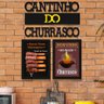Quadros Área Gourmet Cantinho do Churrasco - 1