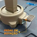 Ver imagem 4 de Ombrelone Guarda Sol Premium Aluminio Vinho 3x3m c/ Base de 120L