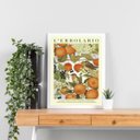 Ver imagem 2 de Quadro Poster Passarinhos com Frutas 24x18cm - com Vidro:moldura Branca