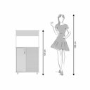 Ver imagem 6 de Balcão Multuso para Forno e Microondas com Fruteira 1 Porta NT 3075 