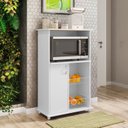 Ver imagem 1 de Balcão Multuso para Forno e Microondas com Fruteira 1 Porta Nt 3075 Branco/New