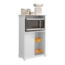 Ver imagem 4 de Balcão Multuso para Forno e Microondas com Fruteira 1 Porta Nt 3075 Branco/New
