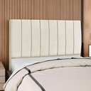 Ver imagem 2 de Cabeceira Casal 140 Cm com Frame Carla Suede Bege Artte