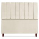 Ver imagem 5 de Cabeceira Casal 140 Cm com Frame Carla Suede Bege Artte
