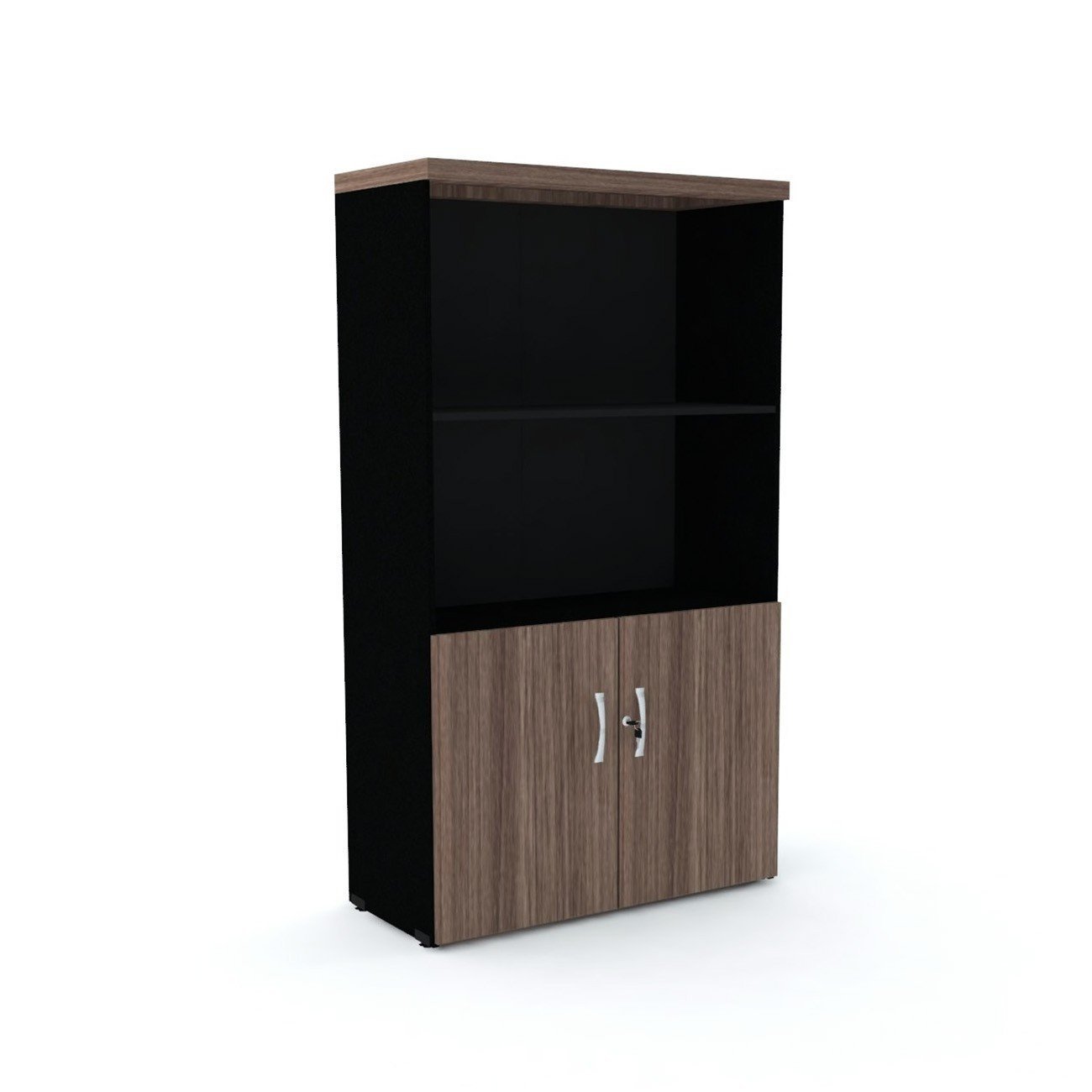 ARMÁRIO MISTO 2 PORTAS PANDIN PE40 - WALNUT AM1600PE40