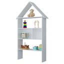 Ver imagem 1 de Estante Casinha Infantil Organizadora 4 Prateleiras Branco