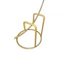 Ver imagem 2 de Mini Arco de Mesa Redondo em Ferro Dourado Lindos Top de Linha