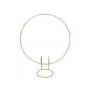 Ver imagem 3 de Mini Arco de Mesa Redondo em Ferro Dourado Lindos Top de Linha