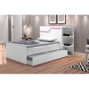 Ver imagem 2 de Bicama Baú Solteiro 2 Gavetas Iris