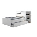 Ver imagem 7 de Bicama Solteiro com Baú, 2 Gavetas e Cama Auxiliar Iris Branco