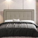 Ver imagem 4 de Cabeceira Box Casal King Size 195cm com Tachas e Frame Bege