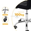 Ver imagem 5 de Cadeira de Escritório Estofada com Regulagem Home Office Gomos