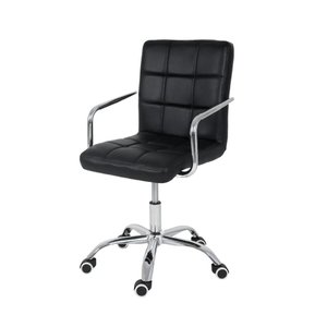 Cadeira de Escritório Estofada com Regulagem Home Office Gomos