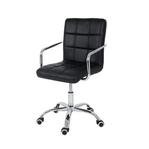 Cadeira de Escritório Estofada com Regulagem Home Office Gomos