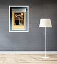 Ver imagem 1 de Quadro Decorativo Londres Coffee To Go - 70x50cm:moldura Preta