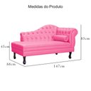 Ver imagem 6 de Recamier Divã Larissa Capitonê Lado Esquerdo Corino Cores - S.A Móveis - Pink