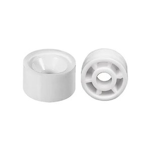 Suporte De Prateleira Plástico Cilíndrico Pitão 10 X 15 Mm Branco (Kit Com 100)