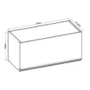 Ver imagem 2 de Armário Aéreo 1 Porta Basculante 70cm 1302 Linha Conecta Genialflex