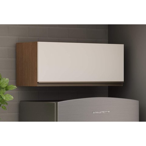 Armário Aéreo 1 Porta Basculante 70cm 1302 Linha Conecta Genialflex