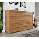 Ver imagem 1 de Cômoda Califórnia 8 Gavetas Cinamomo - Benetil