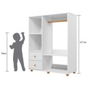 Ver imagem 4 de Guarda Roupa Montessoriano 2 Gavetas 