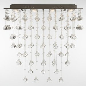 Lustre para Sala, Cozinha, Sala de Jantar,cristal Base 20x70 - 60cm
