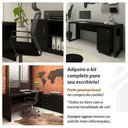 Ver imagem 6 de Mesa de Trabalho para Escritório 2 Lugares Preta 1,35m F5