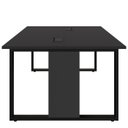 Ver imagem 3 de Mesa de Trabalho para Escritório 2 Lugares Preta 1,35m F5