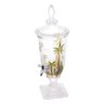 Dispenser Suqueira de Cristal C/pé e Tampa Palm Tree Handpaint 2 Litros Wolff - 1