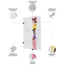 Ver imagem 3 de Guarda Roupa Infantil 89cm com 3 Portas Princesa Rosa Z53 - Mpozenato