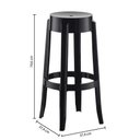 Ver imagem 3 de Conjunto 2 Banquetas Shine Plus Uz8007-11 Uz Preto Eiwt