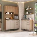 Ver imagem 3 de Cozinha Luciane Modulada 2 Peças 10 Portas 4 Gavetas sem Tampo