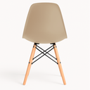 Ver imagem 4 de Cadeira Charles Eames Eiffel Ef-011 Base Madeira - Bege