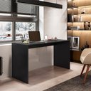 Ver imagem 1 de Mesa para Computador e Escrivaninha Gavea - Preto Móveis Leão