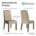 Ver imagem 4 de Kit 2 Cadeiras de Jantar Estofadas 4254 com Espaldar Rustic/Imperial Madesa