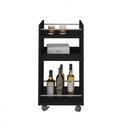 Ver imagem 5 de Carrinho Bar Artely Brito Com Prateleira Preto
