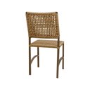 Ver imagem 3 de Kit 4 Cadeiras Corda Náutica Dubai em Alumínio Bege